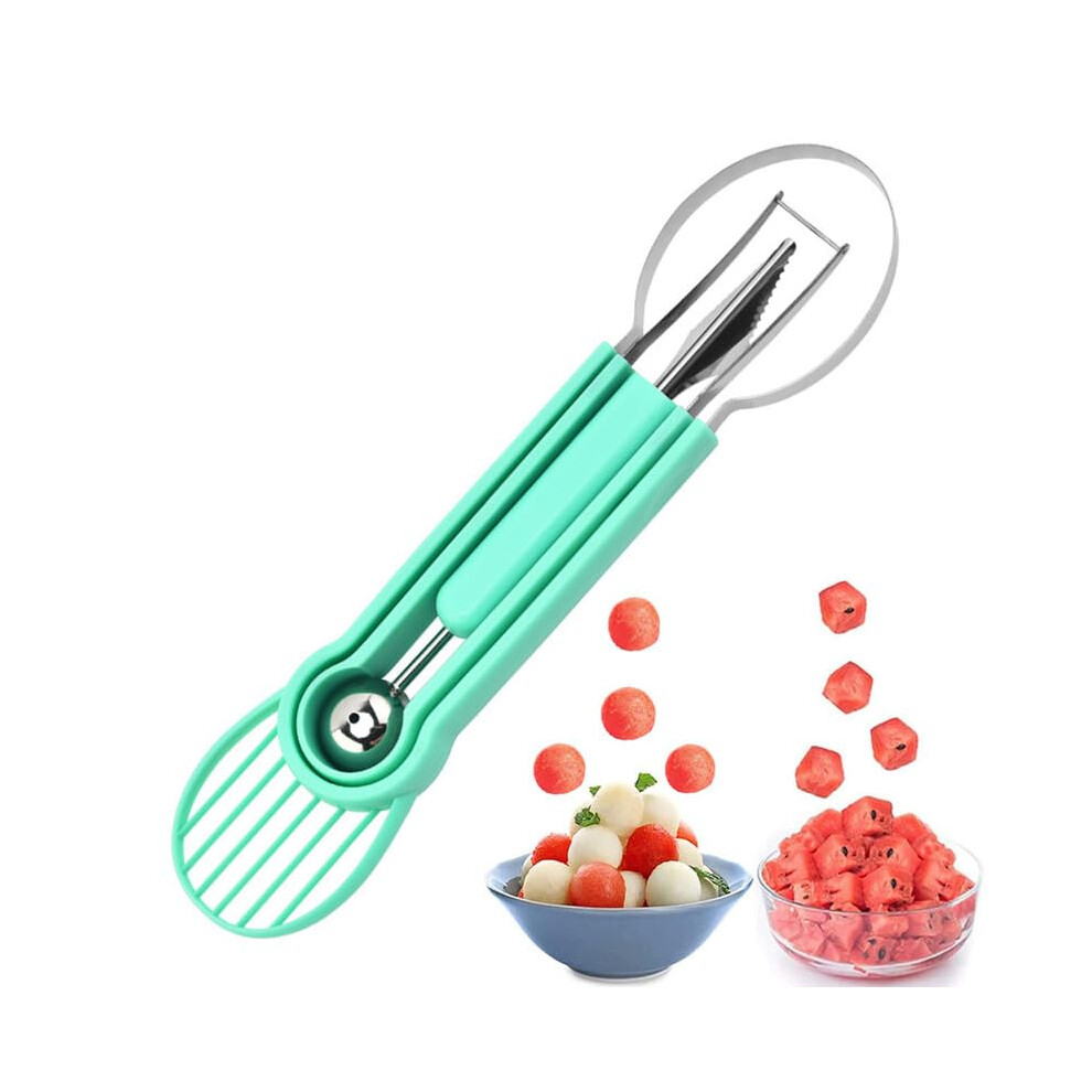 Watermelon Cutter Slicer, 5 In 1 Melon Baller Scoop Set, Stainless Steel Tool 6493810779664