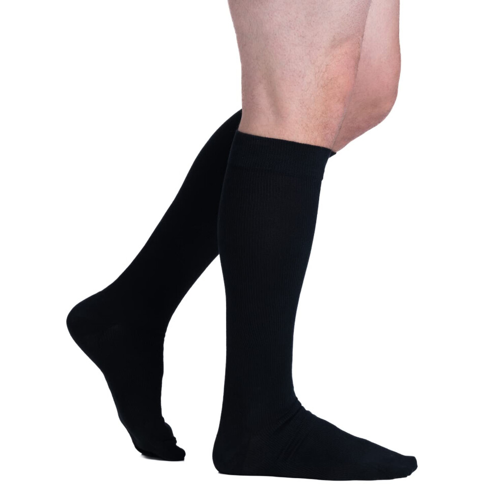 Men  Women Knee High 2030 mmHg Graduated Compression Cotton Socks â Firm Pressure Compression Garment