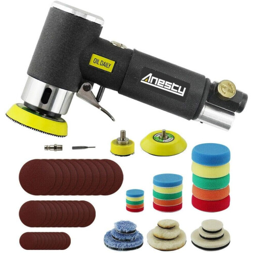 Mini orbital air sander 25mm/50mm/75mm, 1"/2"/3" pneumatic orbital sander