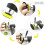 Mini orbital air sander 25mm/50mm/75mm, 1"/2"/3" pneumatic orbital sander 4