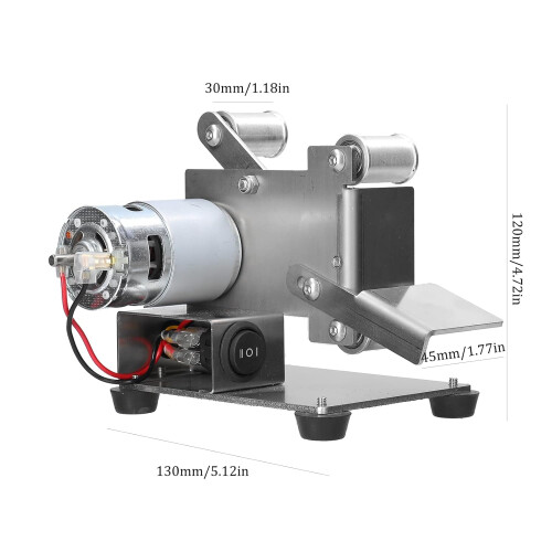 Multifunctional Grinder Mini Electric Belt Sander DIY Polishing Grinding Machine Cutter Edges Sharpener 1