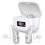Easy to Operate Hearing Aid for Elderly, One Touch Adjustment, Built-in Noise Reduction, Rechargeable (Silver) 1