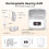 Easy to Operate Hearing Aid for Elderly, One Touch Adjustment, Built-in Noise Reduction, Rechargeable (Silver) 2