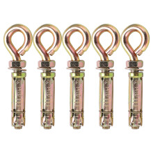 Anchor Expansion Bolts, 5pcs Expansion Bolts, Anchor Fastener Eye Bolts for Concrete Wall 11x1.6cm