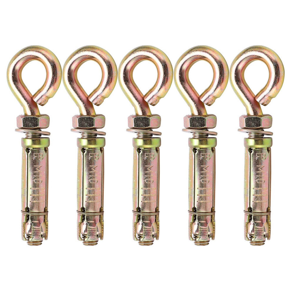 Anchor Expansion Bolts, 5Pcs Expansion Bolts, Anchor Fastener Eye Bolts For Concrete Wall 11X1.6cm 6493810779831