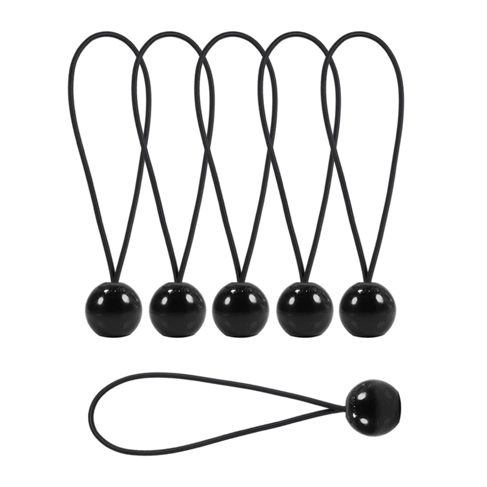 30 Pcs Bungee Balls 9 Inch Black Ball Bungee Cords Tie Down Cord For Shelter 6493810908590