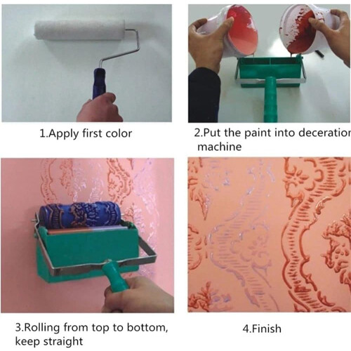 Patterns Wall Decoration Paints Home Decoration Painting Grain Pattern Tool Hand Tools Arts Paint Texture DIY Imitation Pattern Tool(010Y) 1