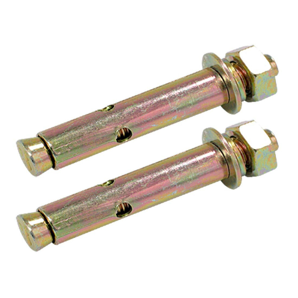 Expansion Anchor Bolts,Hex Nut,Expansion Screw Bolts,2Pcs Hex Nut Sleeve Anchors Expansion Bolt Tool M10 X 80Mm 6493810779947