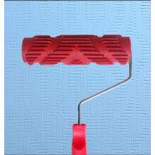7' DIY Patterned Paint Roller Decorative Rubber Roller Decorative Art Roller Texture Roller with Plastic Handle More Than 300 Patterns (Pattern AF0)