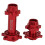 RC Motorcycle Wheel Hex Hubs Aluminum Front Rear 3