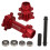 RC Motorcycle Wheel Hex Hubs Aluminum Front Rear 1