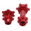 RC Motorcycle Wheel Hex Hubs Aluminum Front Rear 8