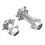 RC Motorcycle Wheel Hex Hubs Aluminum Front Rear 9