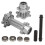 RC Motorcycle Wheel Hex Hubs Aluminum Front Rear 1