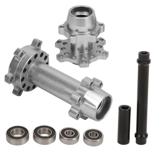 RC Motorcycle Wheel Hex Hubs Aluminum Front Rear