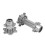 RC Motorcycle Wheel Hex Hubs Aluminum Front Rear 2