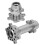RC Motorcycle Wheel Hex Hubs Aluminum Front Rear 6