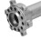 RC Motorcycle Wheel Hex Hubs Aluminum Front Rear 15