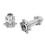 RC Motorcycle Wheel Hex Hubs Aluminum Front Rear 4