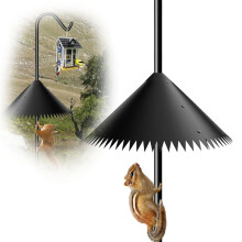 Squirrel Baffle for Bird Feeder Pole, Outdoor Pole Mount Squirrel Proof Guard Stopper