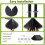 Squirrel Baffle for Bird Feeder Pole, Outdoor Pole Mount Squirrel Proof Guard Stopper 2