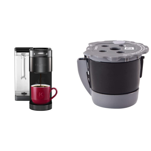  KSupreme Plus SMART Single Serve KCup Pod Coffee Maker (Black) My KCup Universal Reusable Filter