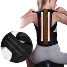 (Silver, Xxl) MIMIGO Medical Therapy Belt For Back Pain Shoulder Band Belt Support Brace