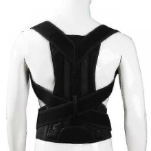 (Black, Xl) MIMIGO Medical Therapy Belt For Back Pain Shoulder Band Belt Support Brace