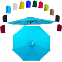 Replacement Parasol Canopy 6.5ft/8ft/9ft/10ft 8 Ribs/6 Ribs Patio Umbrella Replacement Canopy Outdoor Umbrella Replacement Top Cover