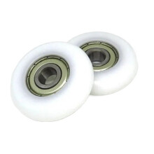 1pcs 8x40x10 mm POM Coated Rowing Machine Roller BS6284010 8 mm Shaft Hole 40 mm Diameter Rower Wheel Plastic Bearing Pulley(10x60x12mm)