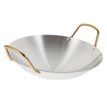 Thickened Wok Pot Double Handles Nonstick Cooking for Seafood Beef Professional Use