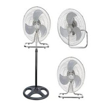 18 Inch High Velocity 3 in 1 Floor Stand Mount Oscillating Fan Stand Desk Wall Fan