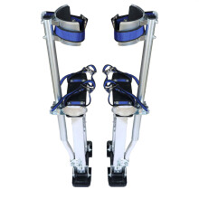 Drywall Stilts 2440 inch Adjustable Auminum Tool Stilt for Painting or Cleaning Silver