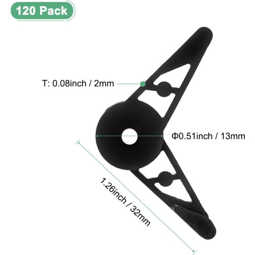 120Pack Adjustable Plant Clips, 360 Degree Plant Training Clips for Low Stress Training 1