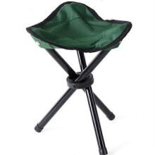(green) Folding Tripod Chair, Portable Lightweight Folding Tripod Fishing Camping Bench Outdoor Camping Hiking Hunting Hiking Fishing Trip