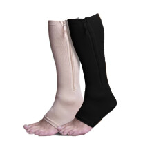 VITAL SOCKS (3 Pairs) for Compression and Circulation with Zipper. Medias de Compresion y Circulacion (2 Beige 1 Black) Original