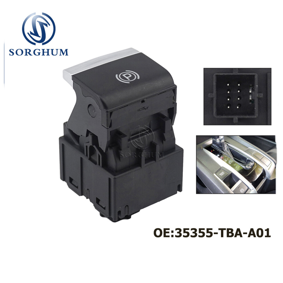 35355-Tba-A01 35355 Tba A01 Car Electronic Parking Hand Brake Switch Button For Honda Civic 2016 2017 2018 2019-2021 6935158888948