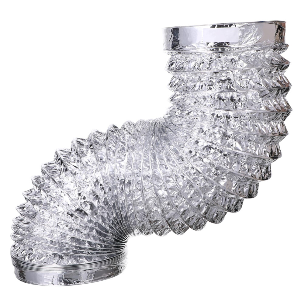 Flexible Duct Hose Dryer Vent Hose For Tight Space, 1.5M Aluminum Foil 6493810780745