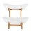 (2 Tier,  White) Fruit Bowl,Fruit Basket Stand,Fruit Serving Tray 1