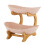 (2 Tier, Beige) Fruit Bowl,Fruit Basket Stand,Fruit Serving Tray 9