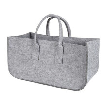 Firewood Tote Bag 1pcs Fireplace Wood Felt Storage Bag Basket Felt Bag Fire Wood Pocket