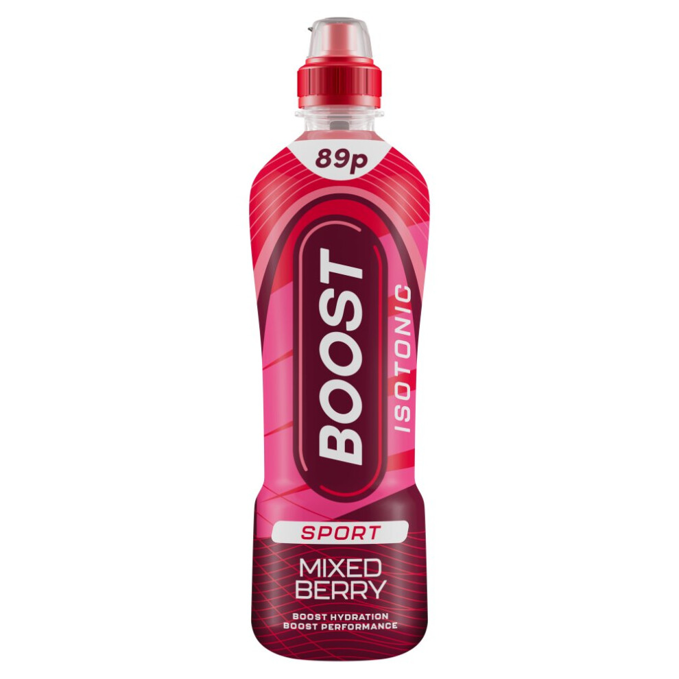 Boost Isotonic Sport Mixed Berry 500Ml (Pack Of 12)