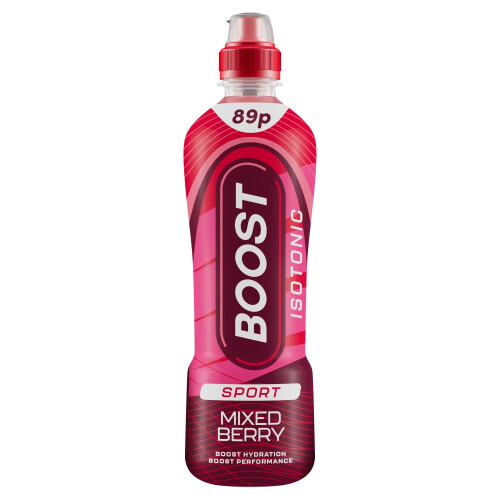 Boost Boost Isotonic Sport Mixed Berry 500ml (Pack of 12) 2