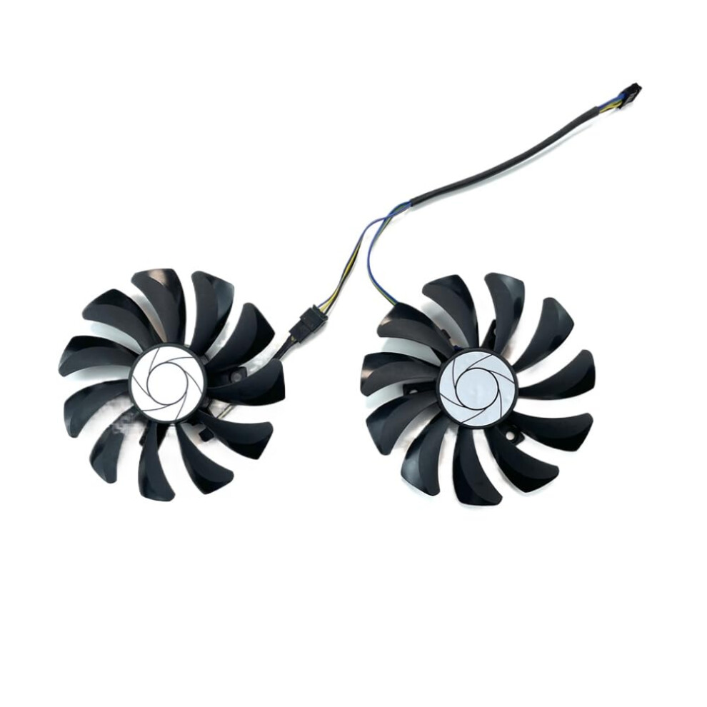 2Pcs 85Mm 4Pin G Cooling Fan Set Compatible With Gtx 1060 Oc 6G Gtx 960 P106100 P106 Graphics Cards 6493810781018