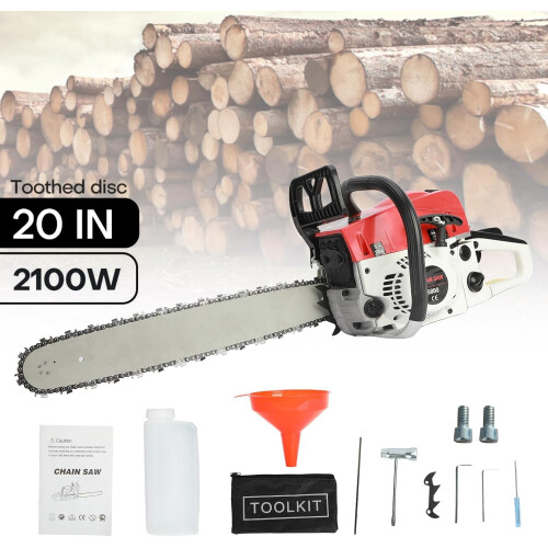 58cc Gas Powered Chain Saw with,2Cycle XTorq Engine, 20 Inch Chaaw 1
