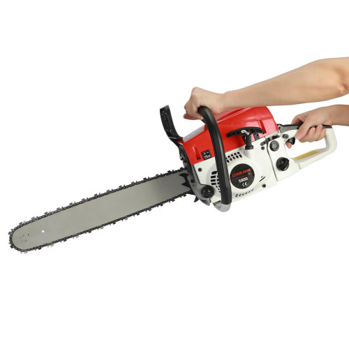 58cc Gas Powered Chain Saw with,2Cycle XTorq Engine, 20 Inch Chaaw
