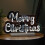 Snow Time 32cm Light up Merry Christmas Infinity Decoration with White LEDs 1