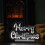 Snow Time 32cm Light up Merry Christmas Infinity Decoration with White LEDs 2