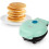 Mini Maker for Waffles and Griddle for Pancakes (Pink) 4