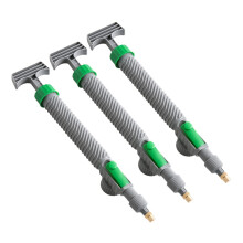Universal Sprayer Beverage Bottle Shower Nozzles 3pcs Plastic Spray Nozzles Nonslip Handle for Household Garden Car Pet Grey